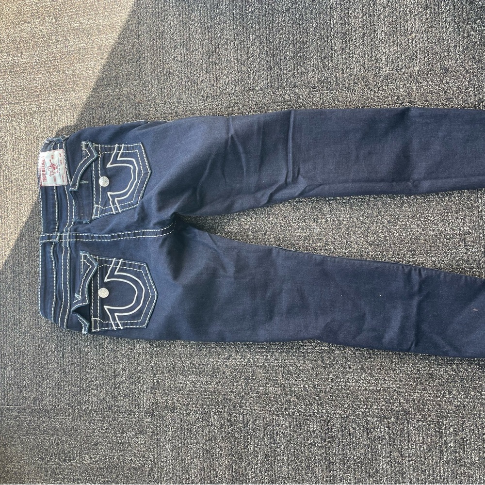 True Religion Women's Dark Blue Skinny Jeans